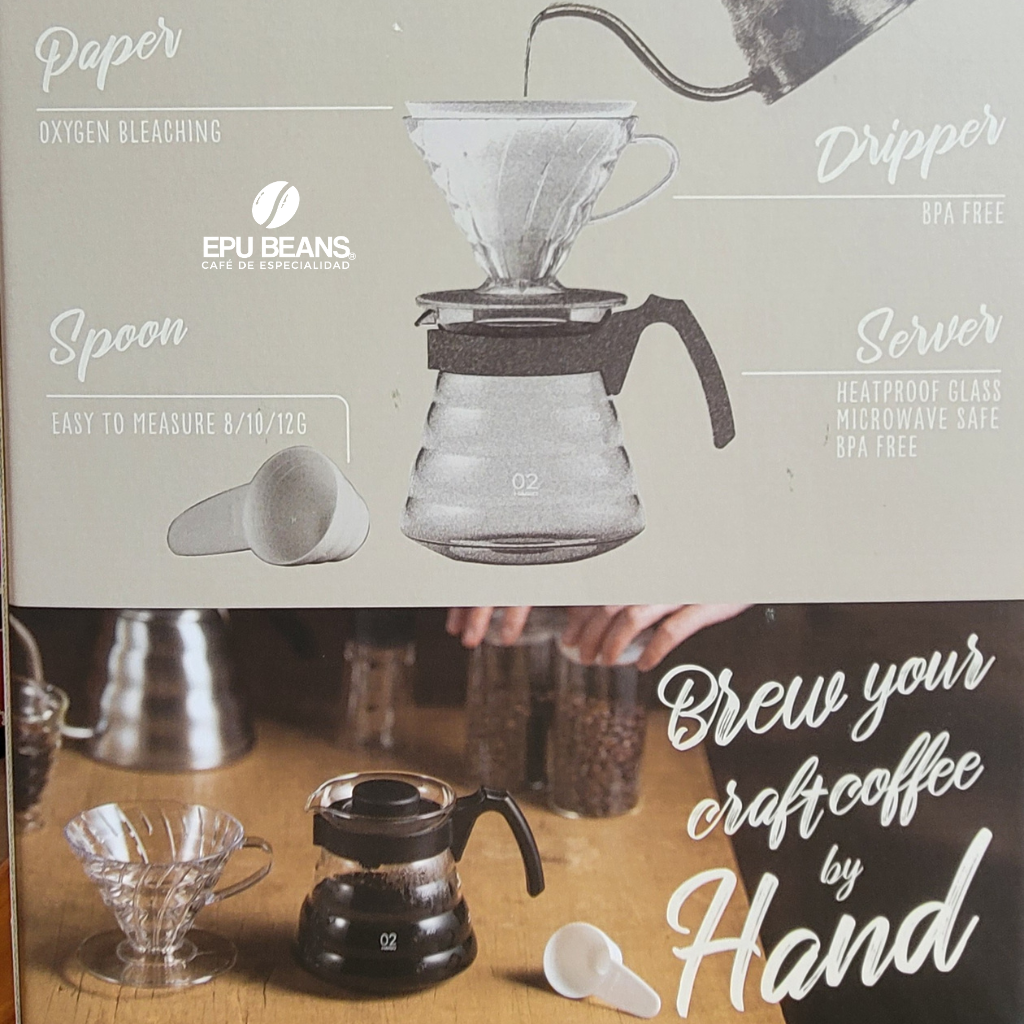 Kit cafetera V60 Kraft