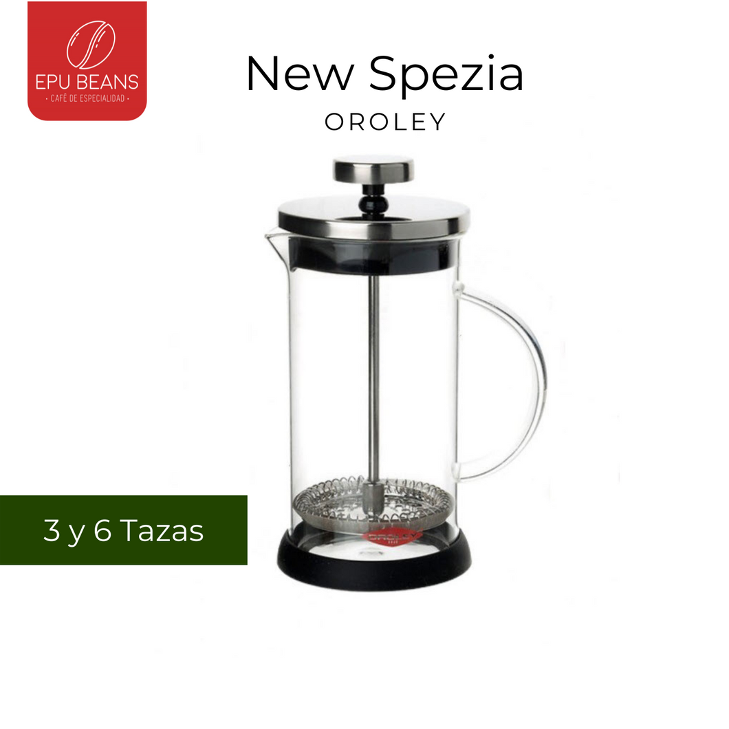 Prensa Francesa Modelo New Spezia Marca Oroley 3 y 6 tazas